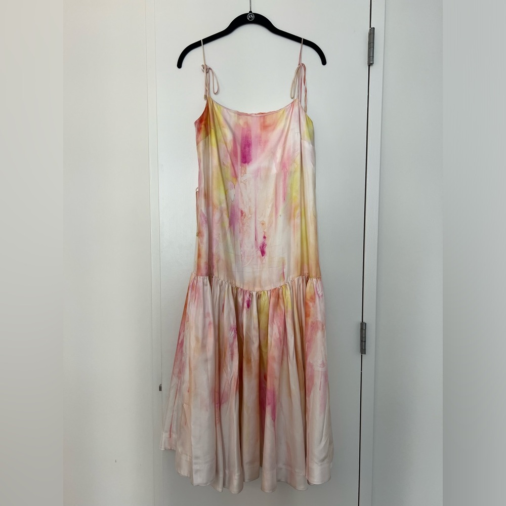 Zimmermann Tie-Dyed Silk Maxi Dress (size 1)